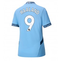 Dres Manchester City Erling Haaland #9 Domáci pre Ženy 2024-25 Krátky Rukáv